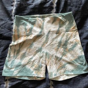 Pink - Victoria’s Secret Tie dye biker shorts